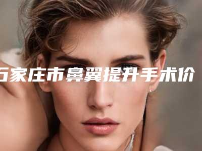 石家庄市鼻翼提升手术价格(2025年石家庄市鼻翼提升手术收费标准2025附点痣案例)