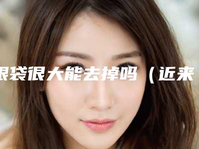 眼袋很大能去掉吗(近来眼袋很大怎么消)