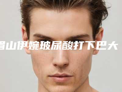 眉山伊婉玻尿酸打下巴大概需要的费用