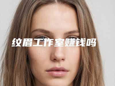 纹眉工作室赚钱吗