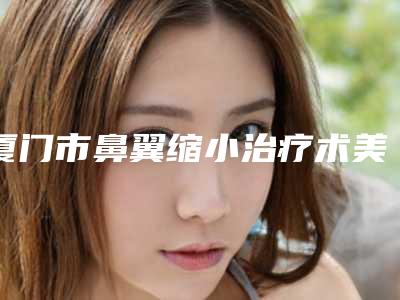 厦门市鼻翼缩小治疗术美容科价钱价格表公布(10月-4月鼻翼缩小治疗术均价为:30705元)