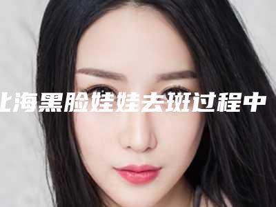 北海黑脸娃娃去斑过程中有哪些风险