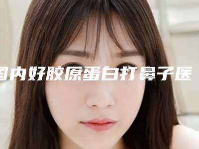 国内好胶原蛋白打鼻子医院:胶原蛋白打鼻子医院top50强精选分析