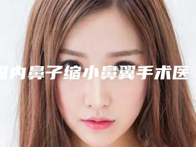 国内鼻子缩小鼻翼手术医院哪个比较好:鼻子缩小鼻翼手术医院50强机构选择攻略