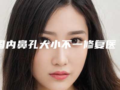 国内鼻孔大小不一修复医院哪家强:鼻孔大小不一修复医院前50出炉
