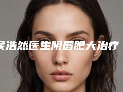 侯浩然医生阴唇肥大治疗手术案例-价格收费表新版倾情巨献