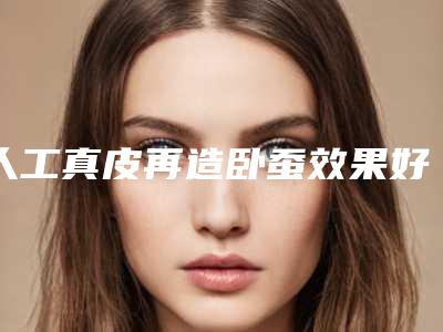 人工真皮再造卧蚕效果好吗,卧蚕整形手术价格表
