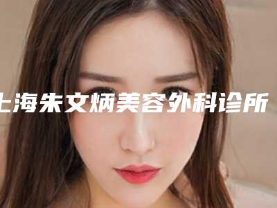 上海朱文炳美容外科诊所整形整容价格表