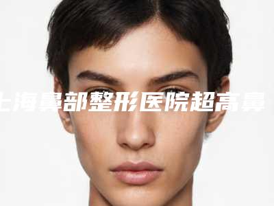 上海鼻部整形医院超高鼻尖矫正术价格一览表