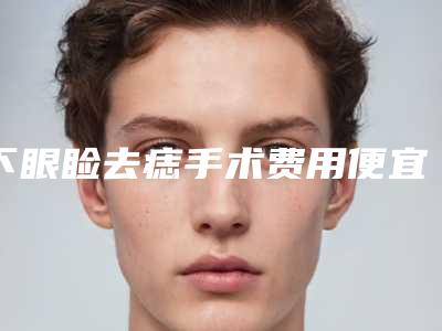 下眼睑去痣手术费用便宜吗-下眼睑去痣手术手术的检查费用多少