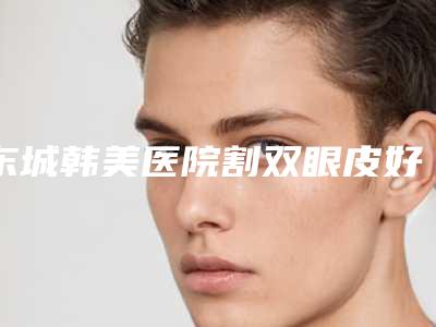 东城韩美医院割双眼皮好吗?组建了一支高水平的整形美容团队