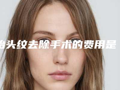抬头纹去除手术的费用是多少啊