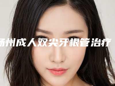 扬州成人双尖牙根管治疗美容的费用
