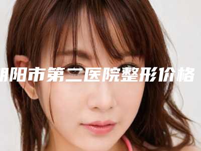 朝阳市第二医院整形价格表竟曝光-辽宁省整形医院