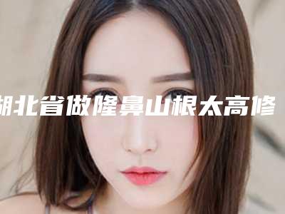 湖北省做隆鼻山根太高修复的医院推荐：隆鼻山根太高修复医院前30口碑合辑