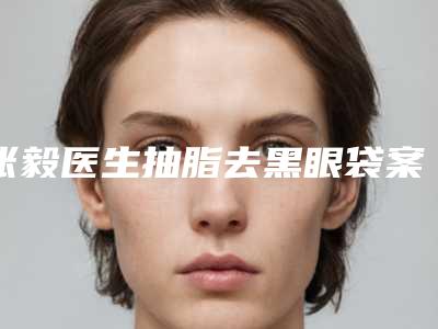 张毅医生抽脂去黑眼袋案例-价格价位表超火爆项目一览