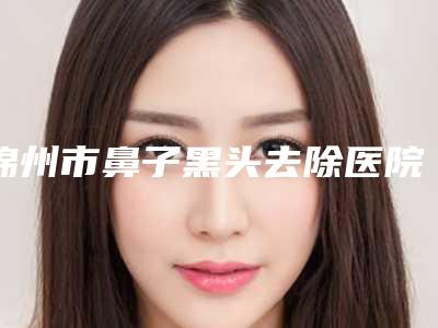 锦州市鼻子黑头去除医院在榜名单前十名单展示-锦州市鼻子黑头去除整形医院