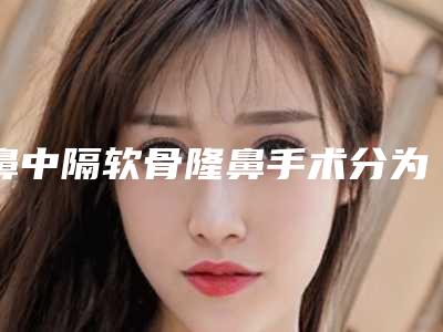 鼻中隔软骨隆鼻手术分为两个步骤进行(鼻中隔矫正是切掉软骨吗)