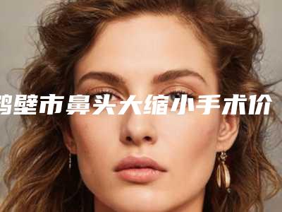 鹤壁市鼻头大缩小手术价位表全新有名一览(鼻头大缩小手术均价为：11776元）